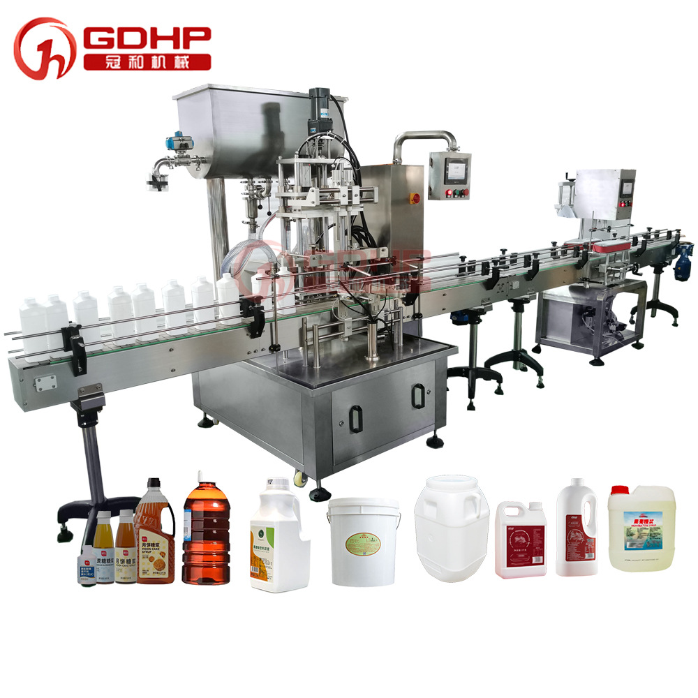 糖漿果汁膏狀液體轉(zhuǎn)子泵灌裝機(jī)